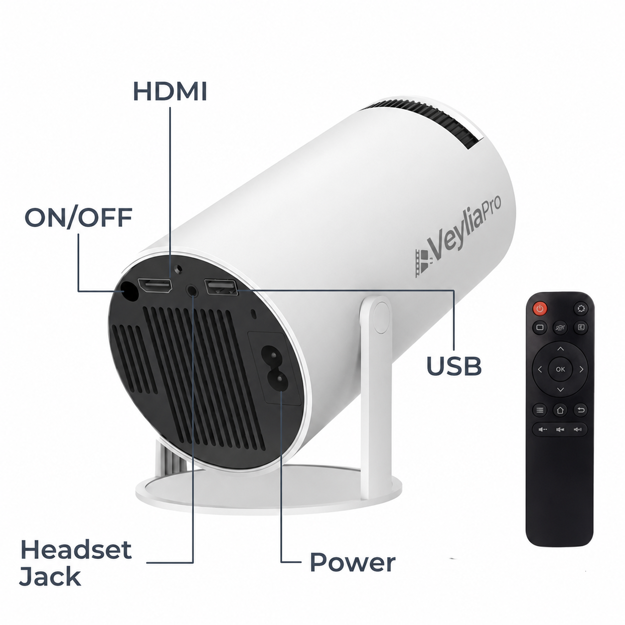 VeyliaPro® - 4k Projecteur Intelligent
