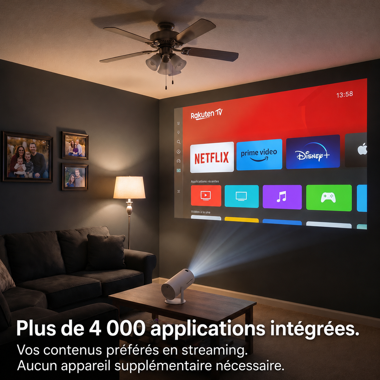 VeyliaPro® - 4k Projecteur Intelligent
